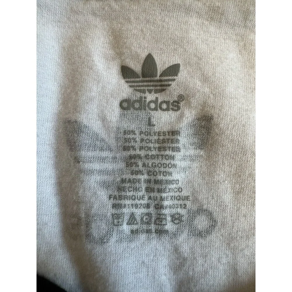 Vtg 90s Adidas Miami Heat Basketball Sleeveless Large Tank Top Shirt Color Block